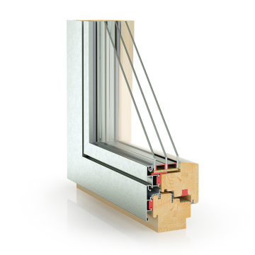 Holz-Alu-Fenster – System 50K