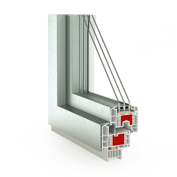 Kunststoff-Alu-Fenster – System GENEO® MD Plus