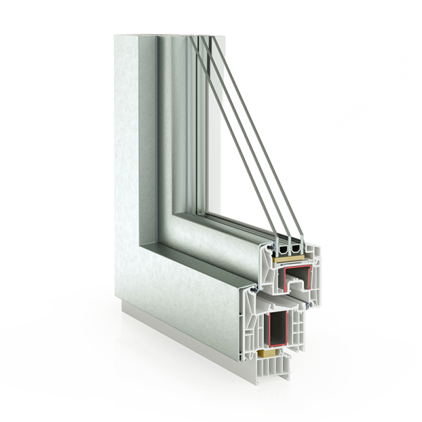 Kunststoff-Alu-Fenster – System SYNEGO®